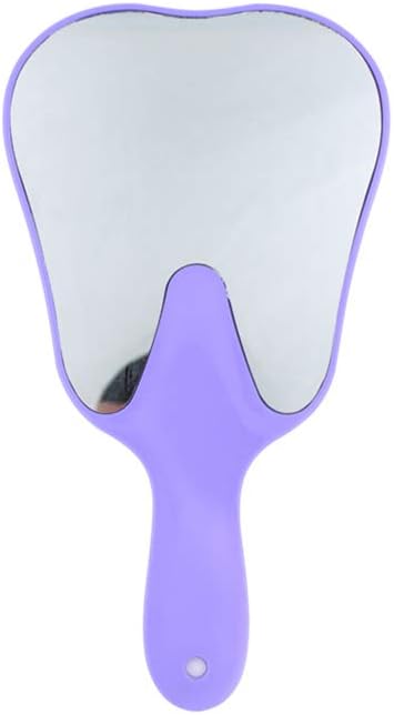 Dental Hand Mirror With Portable Mirror Love Hand Mirror Small Mirror Handheld Hd Makeup Mirror Handle Mirror Hand Mirror Makeup Handle Mirror,Purple [Energy Class A]