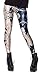 QZUnique Women's Retro Beauty And Flower Print Ankle Length Elastic Tights Leggings,Retro Beauty And Flowers,One Size