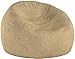 Sofa Sack - Plush, Ultra Soft Bean Bag Chair - Memory Foam Bean Bag Chair with Microsuede Cover - Stuffed Foam Filled Furniture and Accessories for Dorm Room - Camel 3'