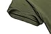 BELAROI Womens Comfy Swing Tunic Short Sleeve Solid T-shirt Dress (3X, Army Green)