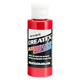 1 PT (16 oz.) of Opaque Red #5210-PT CREATEX AIRBRUSH COLORS Hobby Craft Art PAINT
