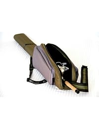BW Deportes 9 ft. Dual cámaras de Spinning Rod y carrete carrete Caso, ofrece una protección completa, acolchado, Divisor, PVC, laterales grandes bolsillos de almacenamiento RC 2090