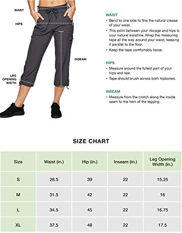 RBX Active Women's Fashion Lightweight Woven Drawstring Cargo Capri Pant with Pockets 6 RBX Active Women's Fashion Lightweight Woven Drawstring Cargo Capri Pant with Pockets