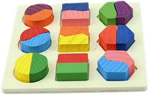 Kids Baby Wooden Learning Montessori Early Educational Toy Geometry Puzzle panenka figurka hrdiny (Style 3)