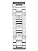 GUESS Women's Dressy Watch with White Dial, Crystal-Accented Bezel and Mesh G-Link Band