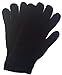 IT'S RIDIC! Warm Knitted Stretch touchscreen/texting winter gloves with a soft texture. Just thick enough to not be bulky. Black