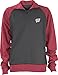 NCAA Wisconsin Badgers Men's Dexter Rib Pullover, Black/Red, Large