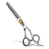 Hair Thinning Scissors Professional Teeth Shears ULG 6.5 inch Texturizing Haircut Scissor Japanese Stainless Steel with Fine Adjustable Tension Screw for Salon Barber Hairdresser