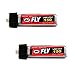 Venom Fly 30C 1S 150mAh 3.7V LiPo Battery with E-flite MCX Plug x2 Pack Combo - Compare to E-flite EFLB1501S25