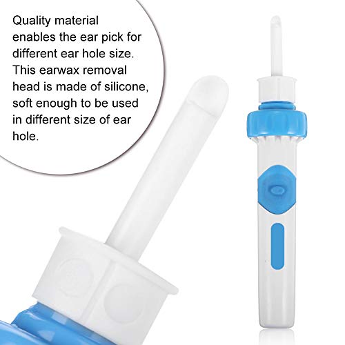Ear Wax Removal Tool, Earwax Removal Kit, Ear Wax Remover, Ear Vacuum Cleaner, Soft Safe Flexible Ears Care Tool with LED Light for Kids and Adults