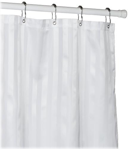 Amazon Com Croscill Fabric Shower Curtain Liner White 2 Pack