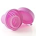Collapsible Silicone Cup for Menstrual Cup Sterilizing, Reusable Food-Grade Silicone Cup for Camping Hiking Traveling