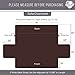 Vailge Oversized Sofa Covers, Durable Sofa Slipover with Back Non-Slip Dots,Machine Washable Sofa Covers for Dogs, Children, Pets(Sofa Oversize:Chocolate)