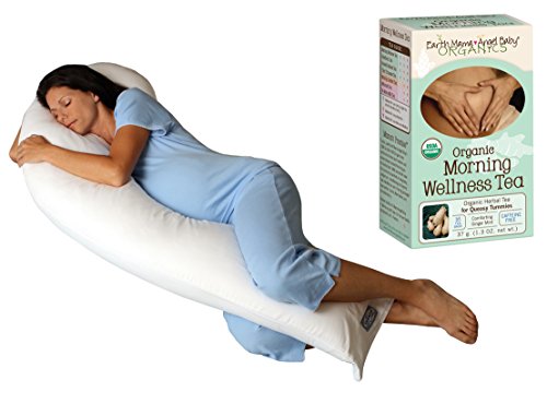 Snoozer DreamWeaver Full Body Pillow with Organic Morning Wellness Tea