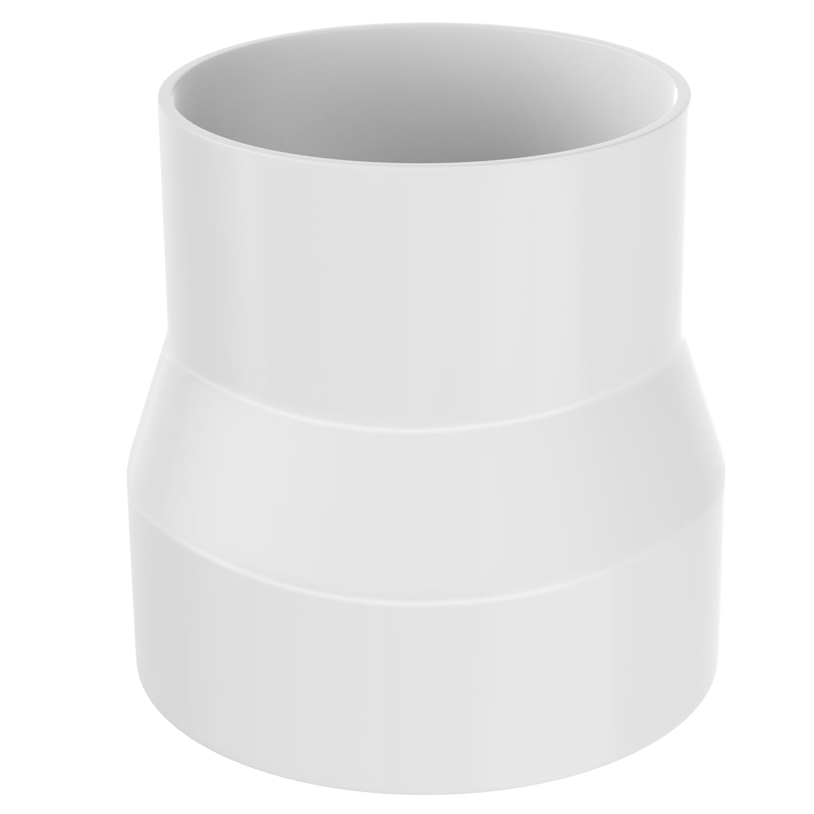 HG Power 110mm to 100mm Ducting Reducer Duct Adaptor for Connect Round Duct Ventilation Extractor Fan