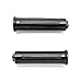 Krator HG001B Black Motorcycle Handlebar (Skull Custom Black Hand Grips Cruiser Chopper Bike 1