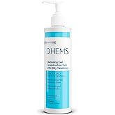 DHEMS Cleansing Gel Daily Face Wash and Makeup Remover for Oily and Mixed Skin 6.76 Ounces