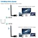 WiFi Adapter 1200Mbps, Whew USB Wireless Adapter Dual Band 2.4GHz/5GHz Channel, WiFi Network Adapter with USB 3.0 and 5dBi Antenna, Support Windows XP/Vista/7/8/8.1/10 Mac OS 10.4-10.12 Linux