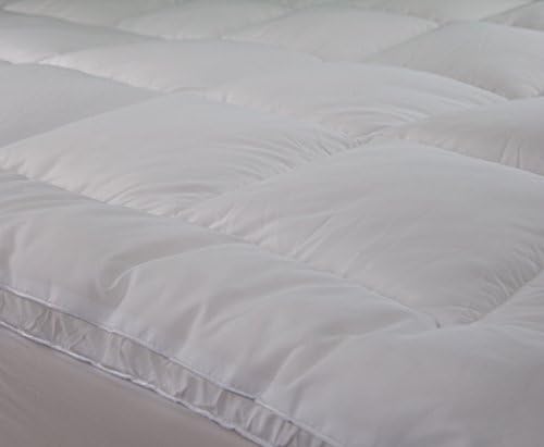 SLEEPHIX Mattress Topper - Mattress Pad - Medium Fill for Extra Comfort & Balanced Softness - Stretchable Skirt - Breathable Material - Super Soft - Queen Size Topper 60" x 80"