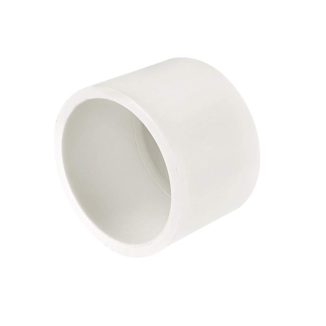 Slip Socket External End Caps 2 Pcs uxcell 50mm PVC Pipe Cap Fitting