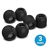 Comply SmartCore Variety Pack Premium Memory Foam Earphone Tips, Fits Most Earphones, Noise Cancelling Soft Earbud Tips Conform to Your Ear for A Comfortable Secure Fit (Medium, 3 Pairs)