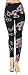 VIV Collection Plus Size Printed Brushed Ultra Soft Leggings (Pink and Blue Paisley)