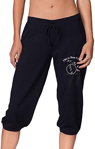 This Is How I Roll Women's 3/4 Length Stretchy Crop Yoga Soft,Silky,lightweight,super Stretchy,dry Fast Leggings French Terry PantsMedium