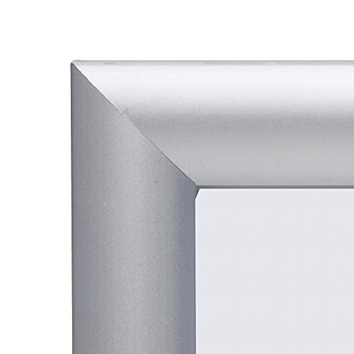 SnapeZo Poster Frame 22×28 Inches, Silver 2.2 Inch Aluminum Profile