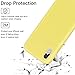Case for iPhone XS Max, ProBien Liquid Silicone Full Protective Cover with Tempered Screen Protector Shockproof Durable Shell Compatible with 6.5 Inch 2018 Released-Yellow