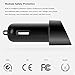 Momen [SGS Certified] 4.8A/24W Dual USB Port Rapid Charge Smart Car Charger with Blue Led Light Circle for iPhone 5/5s/5c/6/6s/6s plus,iPad,iPad Air,Samsung Galaxy s4/s5/s6/s7,Note 5/4/3 (Black)