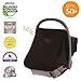 Stretchy Universal Baby Car Seat Cover | Unisex Breathable Mesh Baby Car Seat Canopy | Blocks 99% of UV | Large Peep Window