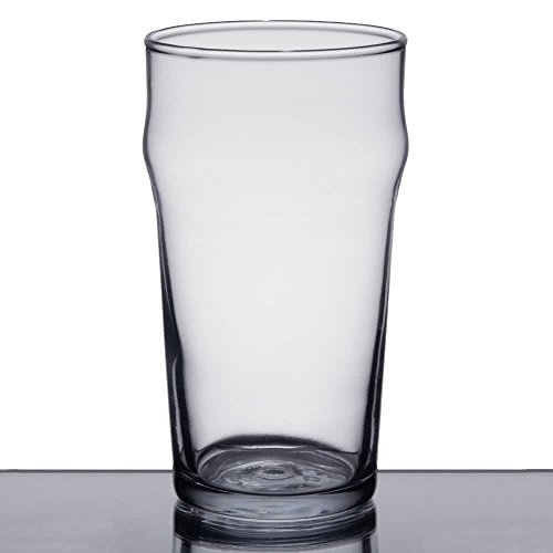 Beer Glasses (set of 4) - Pub Bar Glasses 20 oz. - Big Tasteful Beer Glasses for Porter, Stout, Lager, IPA and Craft Beer - Cool Gift Set for Men