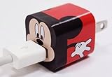 Disney Apple iPhone 5W Power Adapter Skin Sticker Decoration Wrap - Sticker Only Not Include USB (Mickey)