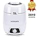 VillSure Cool Mist Humidifiers,5L Ultrasonic Humidifier for Large Rooms and Bedroom Babies,Whisper Quiet,Auto-Shutoff,Aromatherapy,360°Nozzle Vaporizer,14-50 Hours Working Time(White)