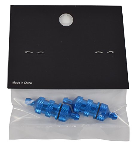 Apex RC Products Blue Aluminum Nitro Fuel Filter - 2 PACK #8054 - Thumbnail 4