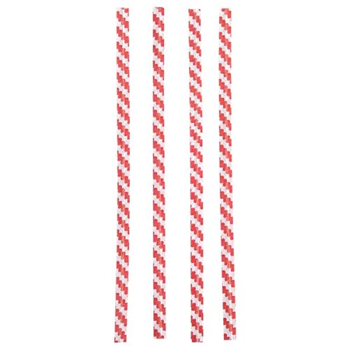 2000 Twist Ties 4" Length Plastic Coated Paper No Rip Cellophane Assorted Colors (Red & White)