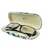 JAVOedge Blue Cherry Blossom Print Eyeglass Clam Shell Style Case with Bonus Microfiber Glass Cleaning Cloth