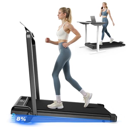 HomeFitnessCode Laufband Klappbar mit Neigung - Walking Pad Zuhause 10KMH