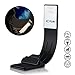Eye Care Book Light, iCrius Portable Flexible LED Reading Bookmark Book Light USB Rechargeable Hand Free Reading Lamp Clip On for Book, iPad, Kindle and More, A Unique Gift for Readers(Black)