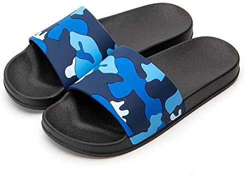 شبشب رجالي مقاس إضافي غير رسمي أحذية غير قابلة للانزلاق للاستخدام في الأماكن المغلقة وفي الهواء الطلق صنادل تمويه للرجال ازرق 25cm Size40 Amazon Ae