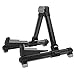 Aroma Aluminum Floor Stand Black AGS8 Adjustable for All Types of Guitars and Basses Foldable to Easily Carry Steady Stand Safe Protection
