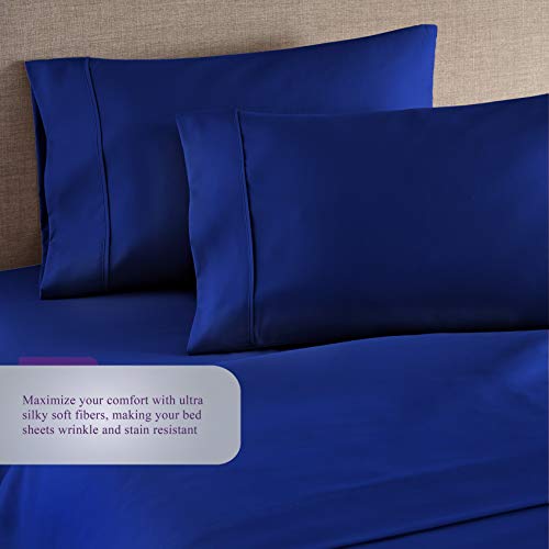 image for HC COLLECTION Hotel Luxury Comfort Bed Sheets Set, 1800 Series Bedding