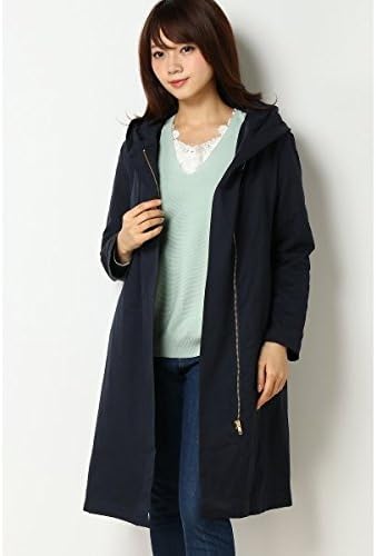 Amazon イッカ レディース Ikka ライナー付きフーディコート ネイビー L コート ジャケット 通販