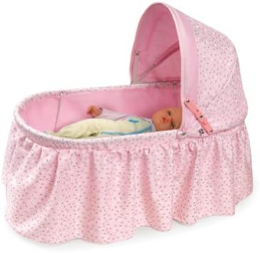 badger basket folding doll cradle