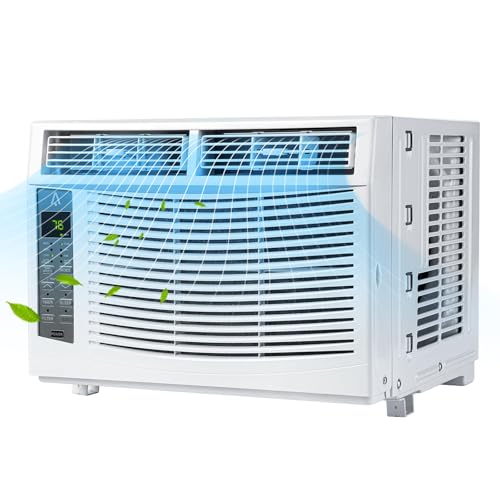 Smart 6000 BTU Window Air Conditioner, Window AC Unit with Remote & App Control…