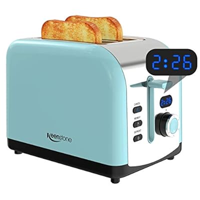 Keenstone Retro Toaster with Timer, Wide Slot, Nigeria Ubuy
