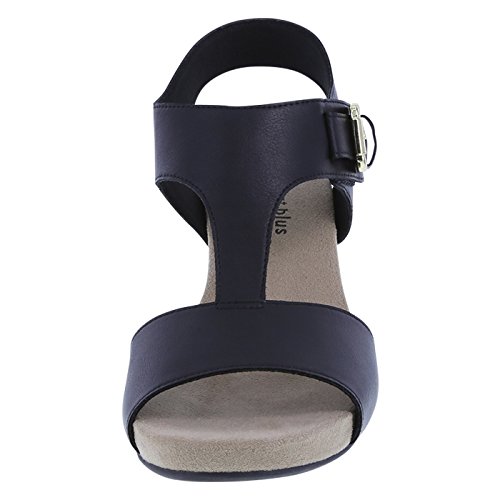 Comfort Plus By Predictions Women S Vanna Mid Wedge Sandal