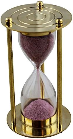 Christmas Gift Ideas Christmas Gifts For Men Xmas Present Black Friday Personalized Gifts For Her Cyber Monday - Solid Brass Sand Timer Hour Glass Beautiful Bass Sand timer Sand Timer TWO Minutes.