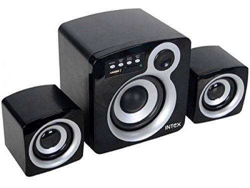 Intex IT-850U 2.1 Channel Multimedia Speakers (Grey and Black)
