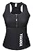 YIANNA Sweat Neoprene Sauna Suit Tank Top Vest with Adjustable Shaper Waist Trainer Belt